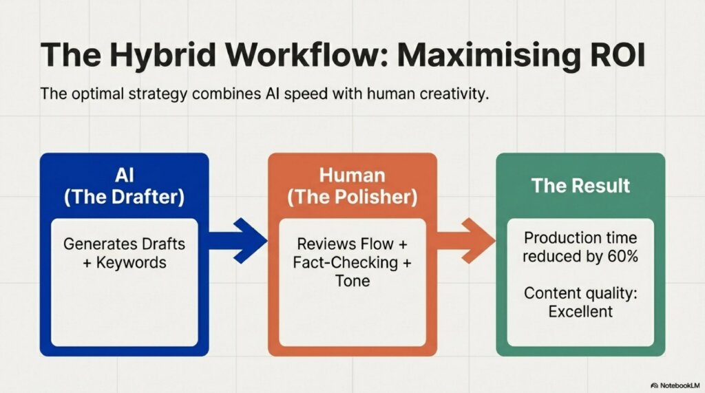 Hybrid workflow maximising roi