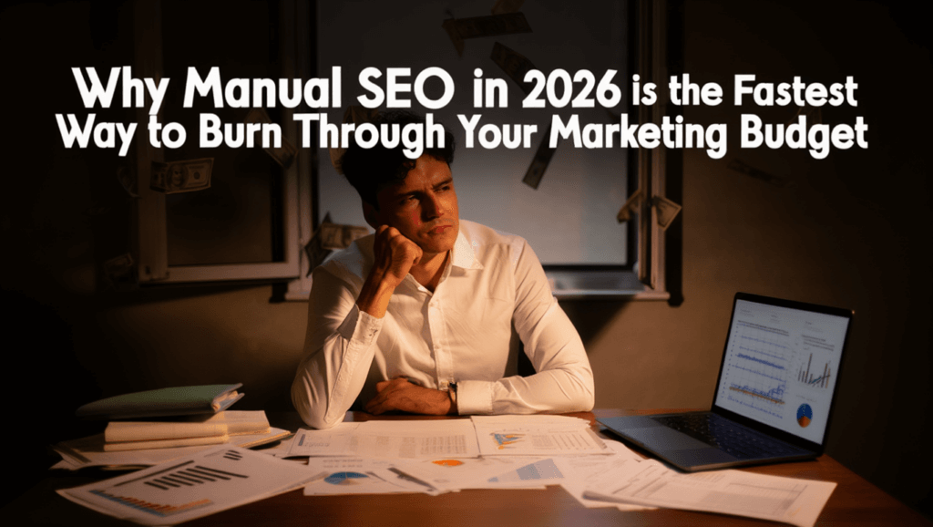 Why manual SEO in 2026 is the fastest way to burn through your marketing budget.