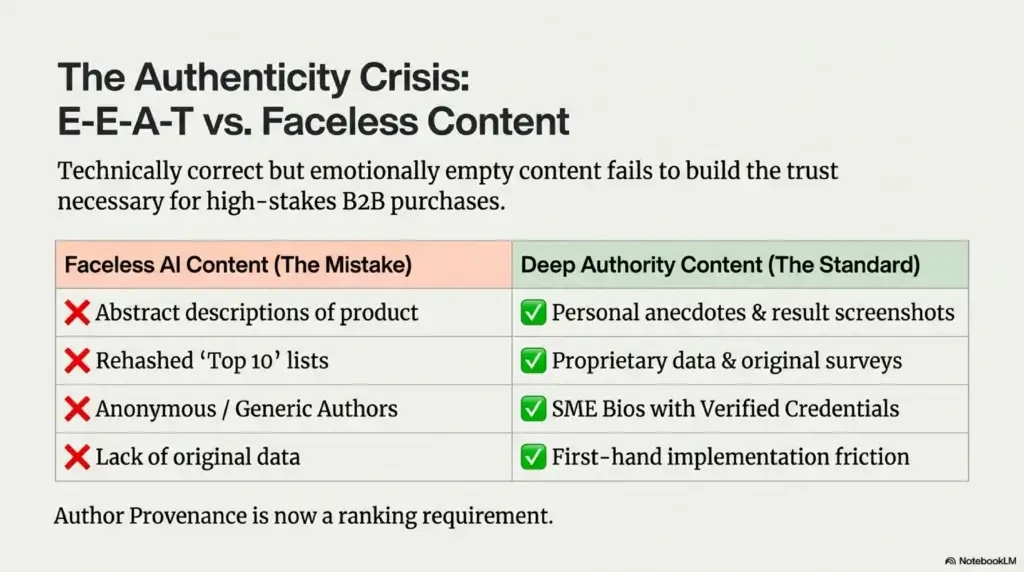 E-E-A-T) has become the primary filter